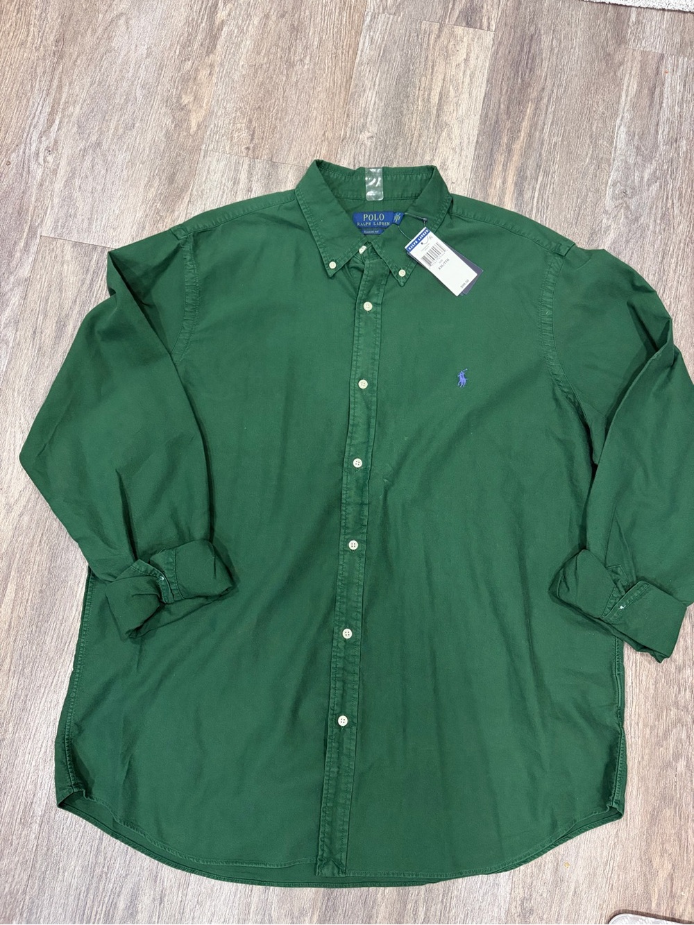 Ralph Lauren Forest Green Button-Down Shirt